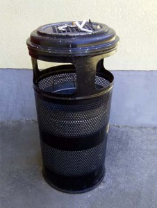 Trash cans Available